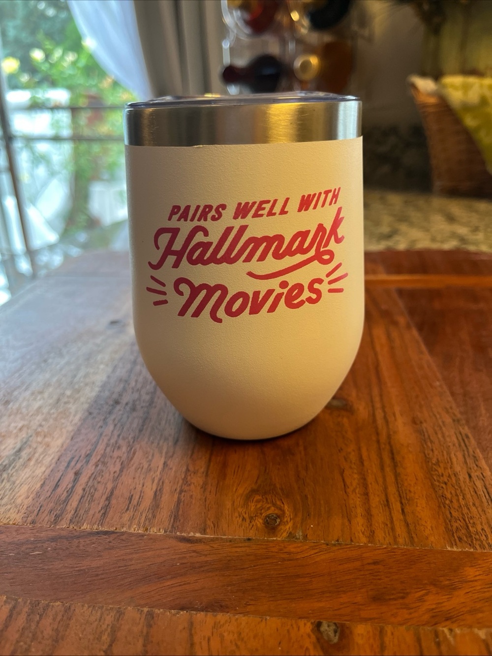 Hallmark Movies New 4 1/2” Tall Hot/Cold Drink Tumler
